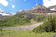 22 Collier Peak and Popes Peak From Plain Of The Six Glaciers Teahouse Near Lake Louise